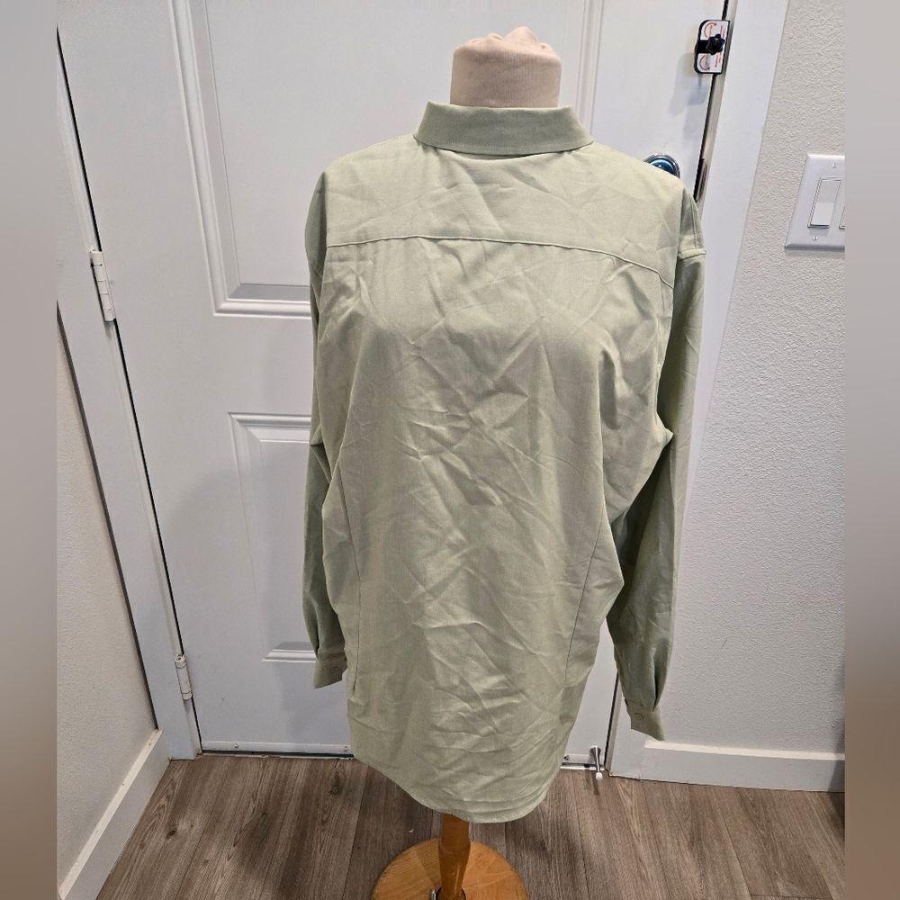 Coofandy embroidered Guayabera long sleeve sz 2xl - Picture 5 of 12